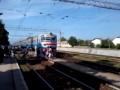 Video ER2 train Sevastopol-Simferopol in Bakchysarai.
