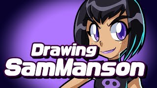 Drawing Sam Manson From Danny Phantom