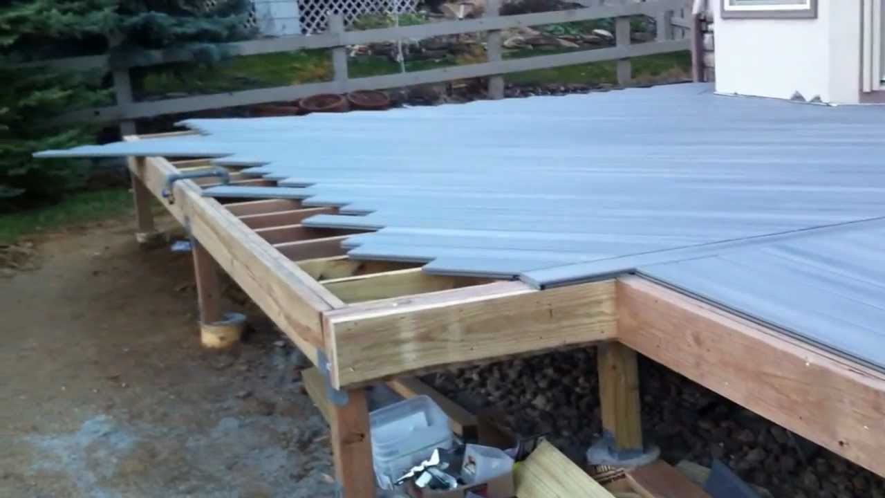 Building a composite deck Denver Deck Builder - YouTube