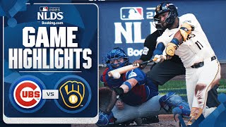 Cubs Vs. Brewers Nlds Game 1 Highlights 10425 Mlb Highlights