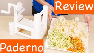 Paderno World Cuisine A4982799 Tri-Blade Vegetable Spiral Slicer Review