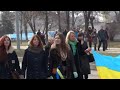 Video Харьков, 22.02.14., съезд сепаратистов и колонна Евромайдана