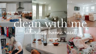 Clean With Me - Saturday Home Reset Cleaning Videos Cleaning Motivation