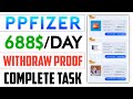 Ppfizer - New USDT Earning Site | Earn USDT Daily | Earn USDT Complete Task With Withdrawal Proof