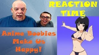 REACTION TIME | "Try Not To Laugh" - Anime Boobs Make Us Happy!
