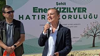 Şehit Enes Kızılyerin Adı Hatıra Koruluğunda Yaşatıldı Ve Pedallar Cittaslow Sunday İçin Çevrildi
