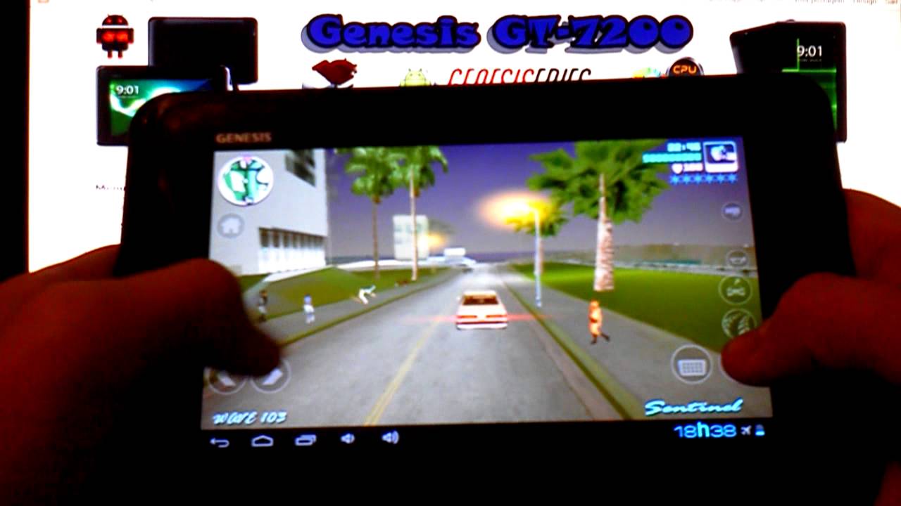 GTA Vice City - Tablet Genesis GT-7200 - YouTube