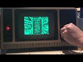 TRS-80 Model 4p movie streaming from floppy