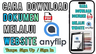 Cara Download Dokumen Anyflip Format Pdf