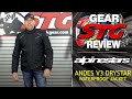 Alpinestars Andes V3 Drystar Waterproof Jacket Review | Sportbike Track Gear YouTube Video