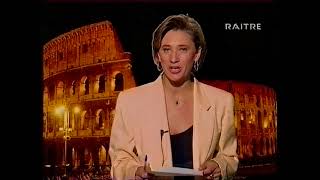 Raitre - Sequenza Del 12 Settembre 1995 Con Tgr Lazio,Meteo,Schegge, Promo E Bumper Hd