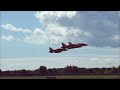 Remaining 8 Red Arrows leave Bournemouth Airport [HD]