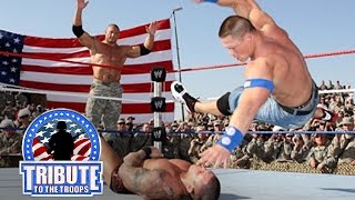 John Cena, Batista & Rey Mysterio vs. Randy Orton & Jeri-Show: Tribute to the Troops, Dec. 20, 2008