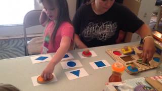 Isabella 13- Aba Therapy For Severely Autistic Child, Matching, Shapes