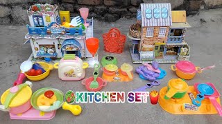 || MY NEW LATEST 🥗KITCHEN SET🍟 COLLECTION || REVIEW AND UNBOXING || INDIAN TOY STORE ||