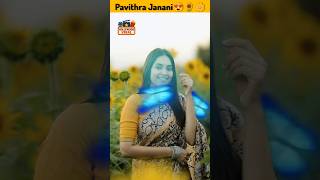 Pavithra Jananibeautiful Saree Look