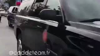 Hurbaşkanı Recep Tayyip Erdoğanın Konvoyu.