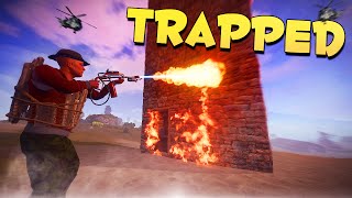 TRAPPED! - Rust Funny Moments and Trolling!