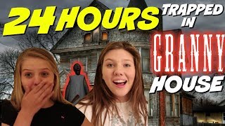 24 HOURS OVERNIGHT CHALLENGE IN GRANNY'S HOUSE || Taylor and Vanessa 24 HOURS OVERNIGHT CHALLENGE IN GRANNY'S HOUSE || Taylor and Vanessa