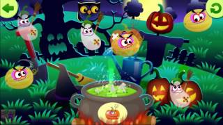 Funny Food Halloween Learn Color, Shapes And Development Of Thinhking For Kids