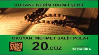 20. Cüz Mehmet Sali̇h Polat 30 Daki̇ka Da 1 Cuz