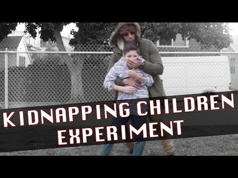 The Kidnapping Children Experiment  (What Would You Do If You Saw A Child Being Kidnapped?)