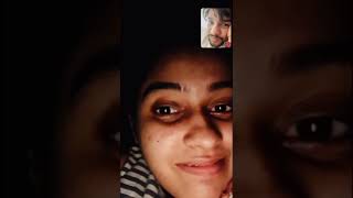 Cute Girl Love Filings Romantic Night Video Call