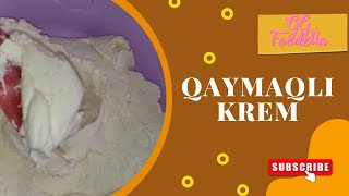 Qaymaqlı Krem Resepti Сливочный Крем