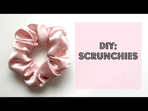 DIY Scrunchies! - YouTube