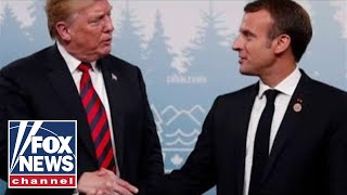 Trump and Macron trade jabs over 'nationalism'