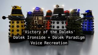 Doctor Who Victory Of The Daleks Dalek Ironsides Dalek Paradigm Voice Recreation Audio Only