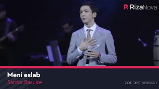 Sardor Rasulov - Meni Eslab (Live Video 2021)