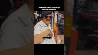 Traffic Police Caught Taking Bribe
