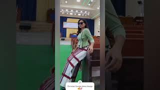 Christian Sunday Dress New 2024 Mizo Sunday Dress Design Please Like And Subscribe