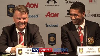Louis Van Gaal Introduces Mike Smalling
