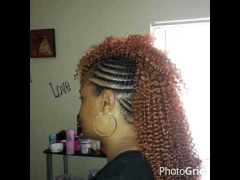 Crochet braids mohawk