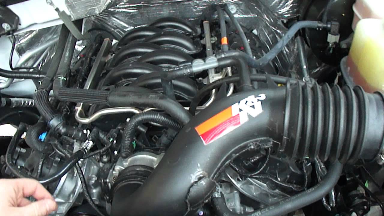 2011 F150 5.0 1st Towing Mission part 1 homemade K&N intake - YouTube