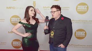 Catjira Interviewed On The Red Carpet At The Xbiz Awards In Los Angeles, Ca