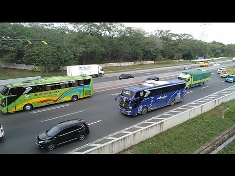 KEMBALI ‼️HUNTING BUS LAGI DI KM 50 JALAN TOL JAKARTA CIKAMPEK