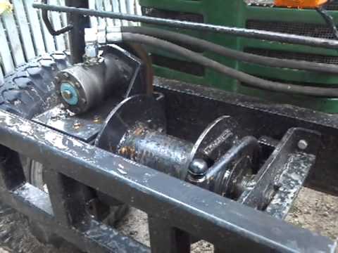 Лебедка на т-40 своими руками 84