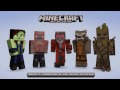 Minecraft (Xbox 360/PS3) - GUARDIANS OF THE GALAXY - SKIN PACK! - SCREENSHOT! klip izle