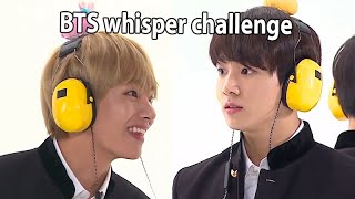[ENG SUB] BTS Whisper Challenge | RUN BTS ENGSUB