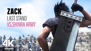 Zack Last Fight Vs Shinra Army 4ᵏ60ᶠᵖˢ ᵁᴴᴰ - Crisis Core Final Fantasy Vii Jp Voice Eng Subs