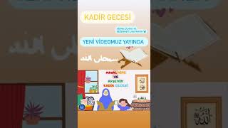 Kadi̇r Gecesi̇ Ve Çocuk- Masal Ni̇ne Ve Torunu Ayşeni̇n Kadi̇r Gecesi̇