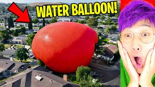 Giant Water Balloon Destroys A City? Lankybox Reaction