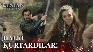 Akkız Ve Batuga Esir Halkı Kurtarıyor - Destan 25. Bölüm