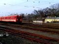 Vonat halad át Gödöllő állomáson