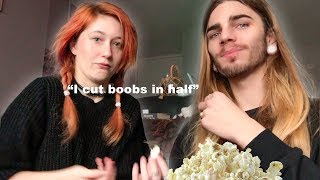My friend is a professional breast inspector!