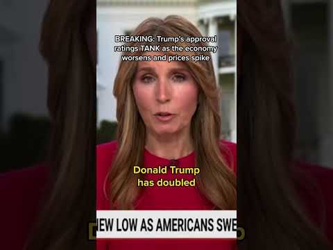 BREAKING: Trump’s approval ratings TANK as the economy worsens and prices spike