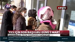 Yks İçi̇n Son Başvuru Günü 2 Mart